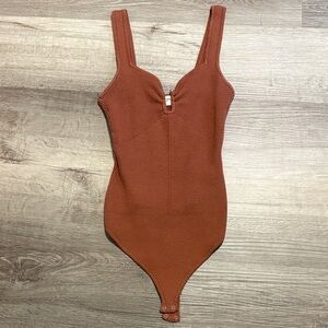Abercrombie & Fitch Rust Tank Bodysuit